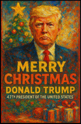 Donald Trump Christmas Theme Political Poster