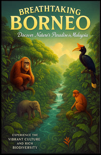 Breathtaking Borneo Poster