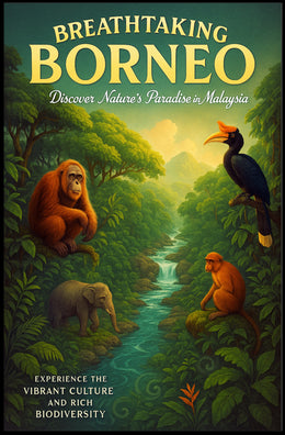 Breathtaking Borneo Poster