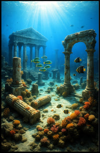 Lost City Under the Sea Poster PosterGoat