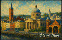 Isle of Man Architectural Charm Poster