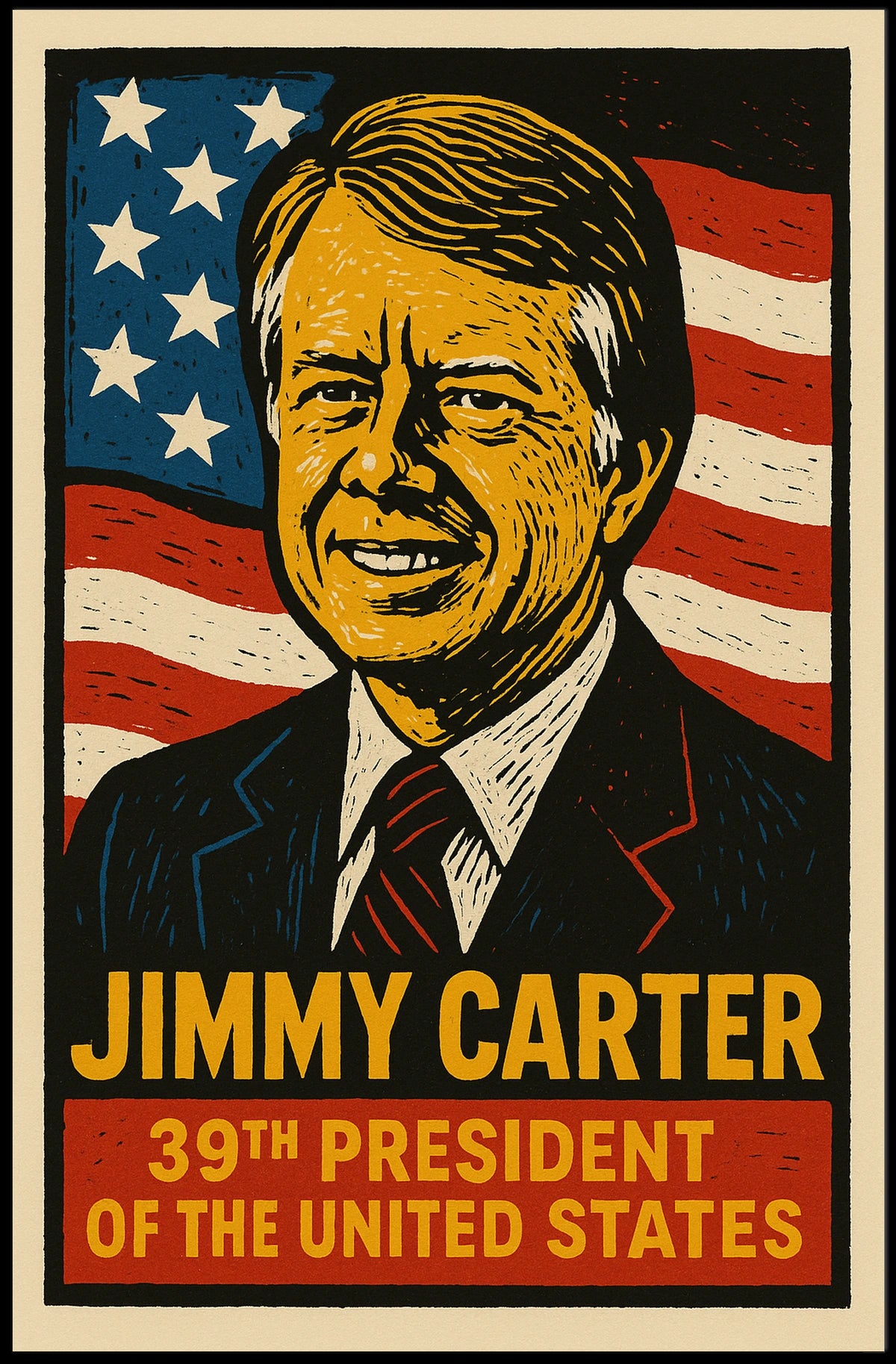 Jimmy Carter 39th President Poster