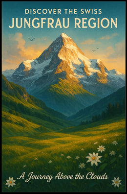 Discover the Swiss Jungfrau Region Poster