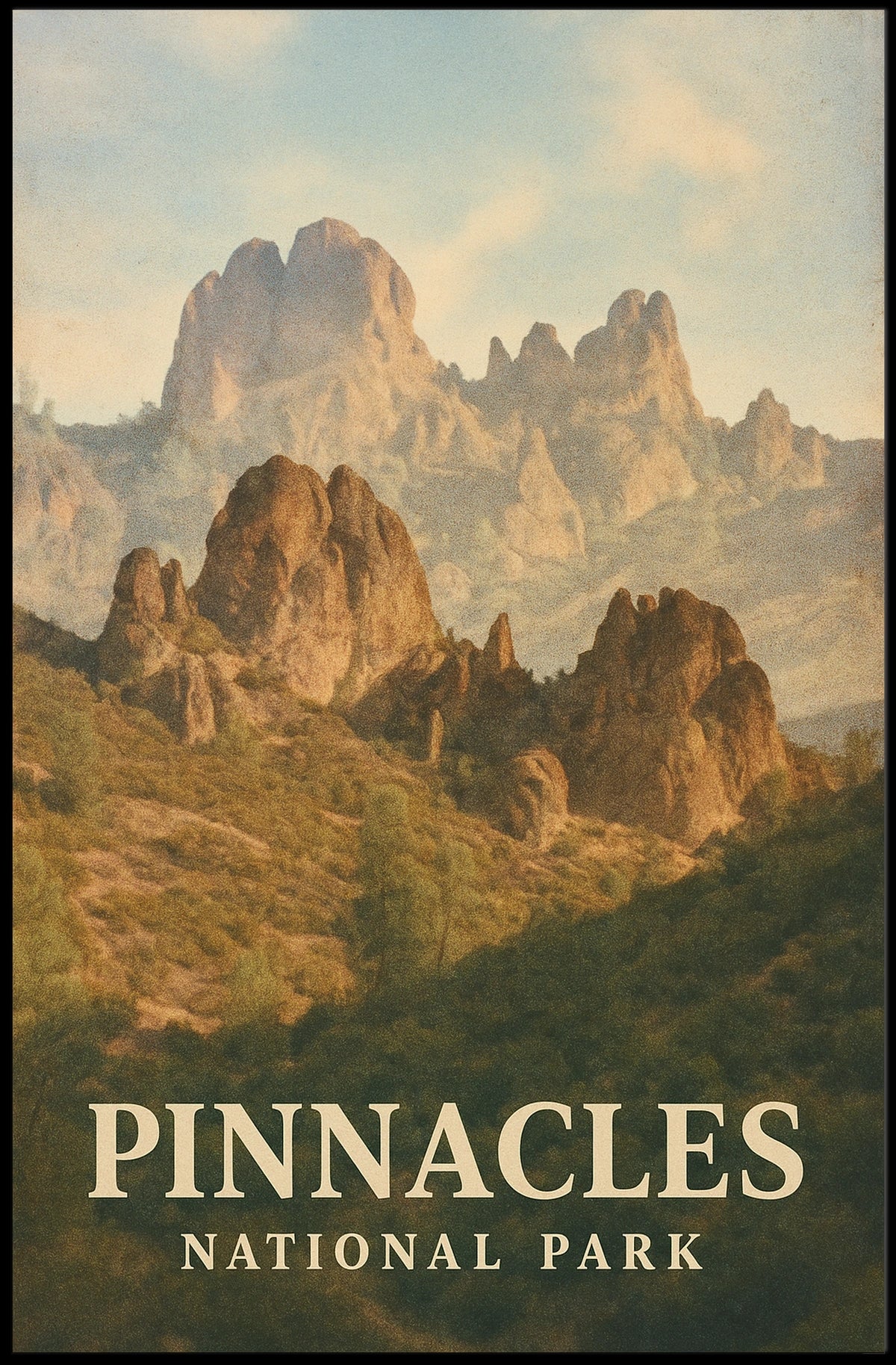 Pinnacles National Park Poster
