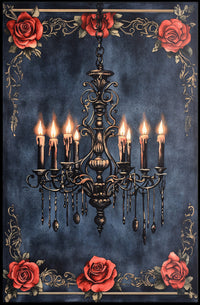 Chandelier Elegance Poster