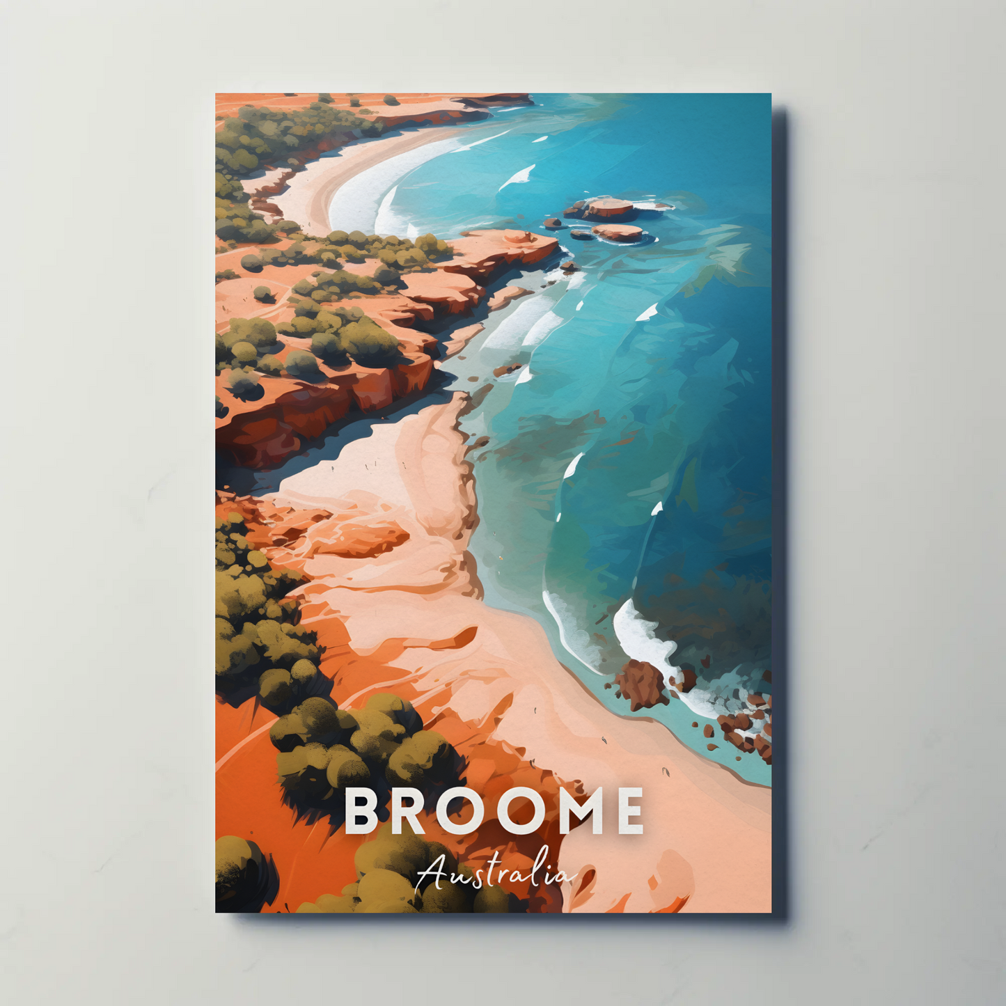 Broome Coastal Australia Travel Poster