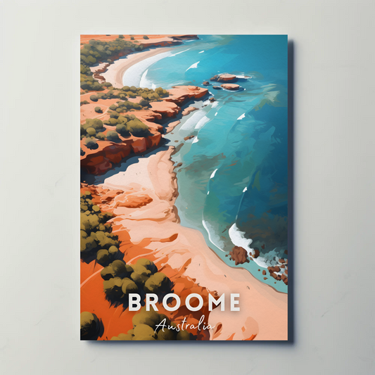 Broome Coastal Australia Travel Poster