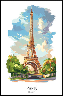 Eiffel Tower in Paris Poster