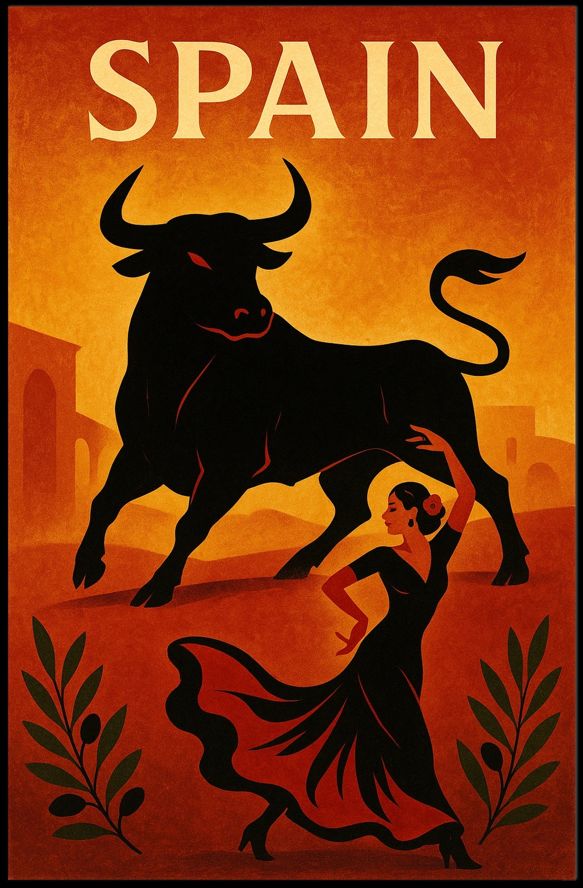 Vibrant Spain Poster