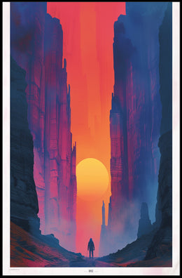 Journey Through the Canyon Poster PosterGoat