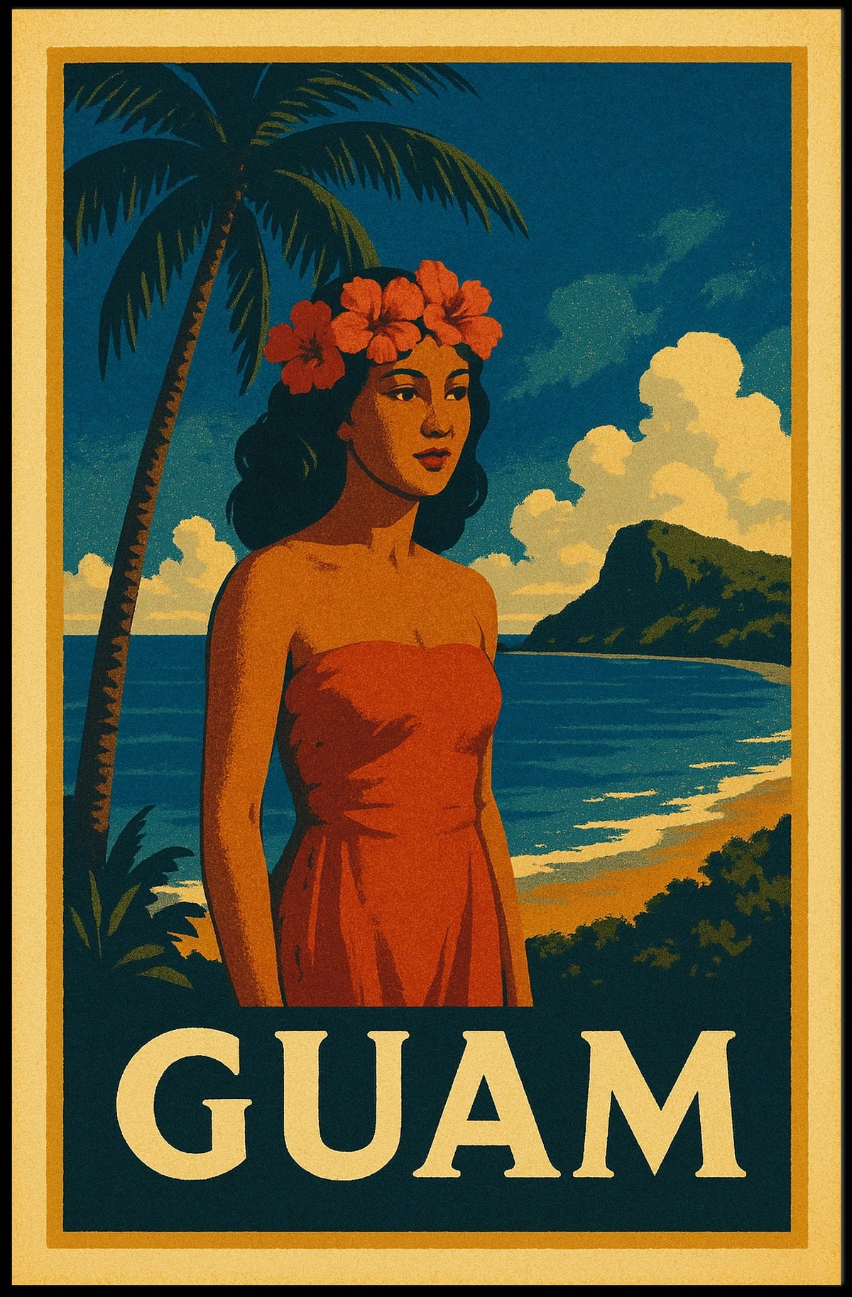 Guam Travel Poster