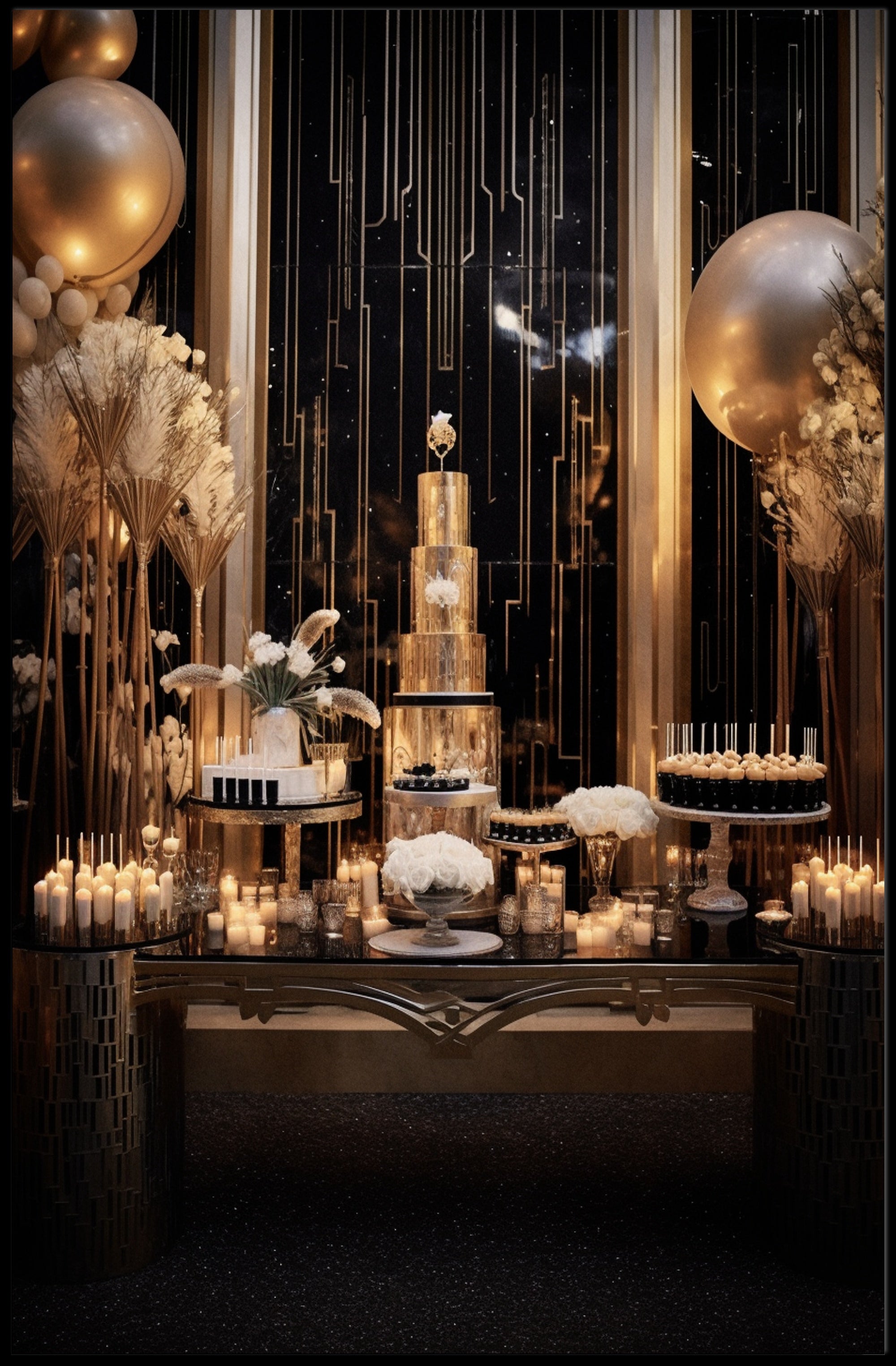 Luxurious Gold Celebration Poster