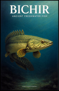 Bichir Ancient Freshwater Fish Poster PosterGoat