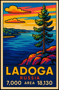 Lake Ladoga Russia Poster