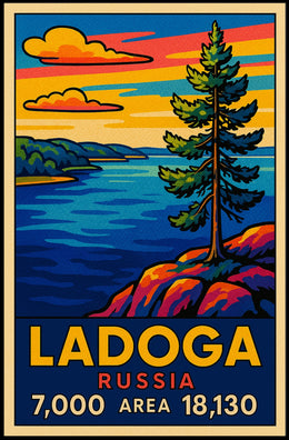 Lake Ladoga Russia Poster