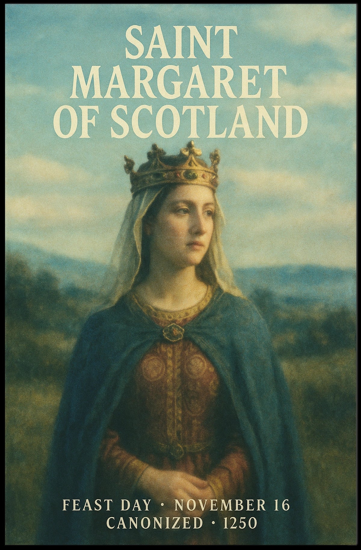 Saint Margaret Of Scotland Poster