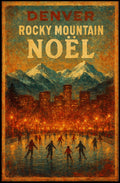 Denver Rocky Mountain Noël Poster