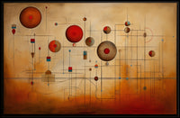 Abstract Geometric Harmony: Modern Minimalist Artistic Poster