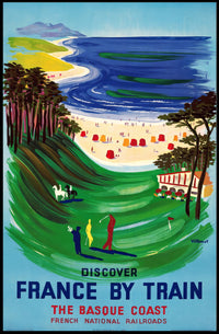 Discover The Basque Coast Poster