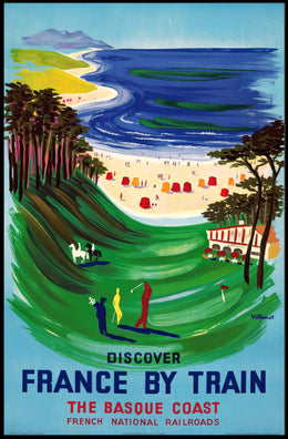 Discover The Basque Coast Poster