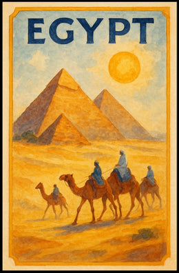 Colorful Artistic Journey Captured in Abstract or Artistic Poster