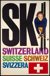 Ski Switzerland Poster