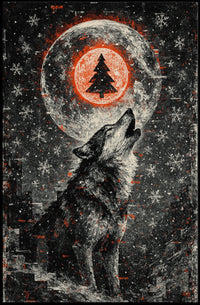 Howling Under the Winter Moon Poster