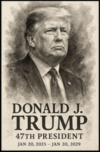Donald J. Trump 47th President Poster