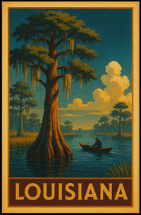 Louisiana Bayou Adventure Poster