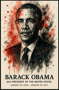 Barack Obama 44th President Poster