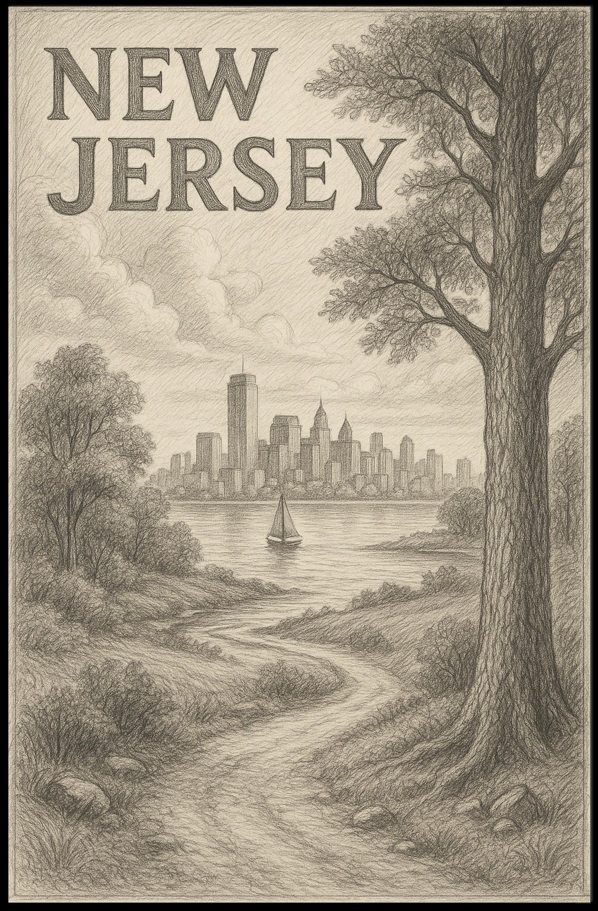 New Jersey Landscape Poster