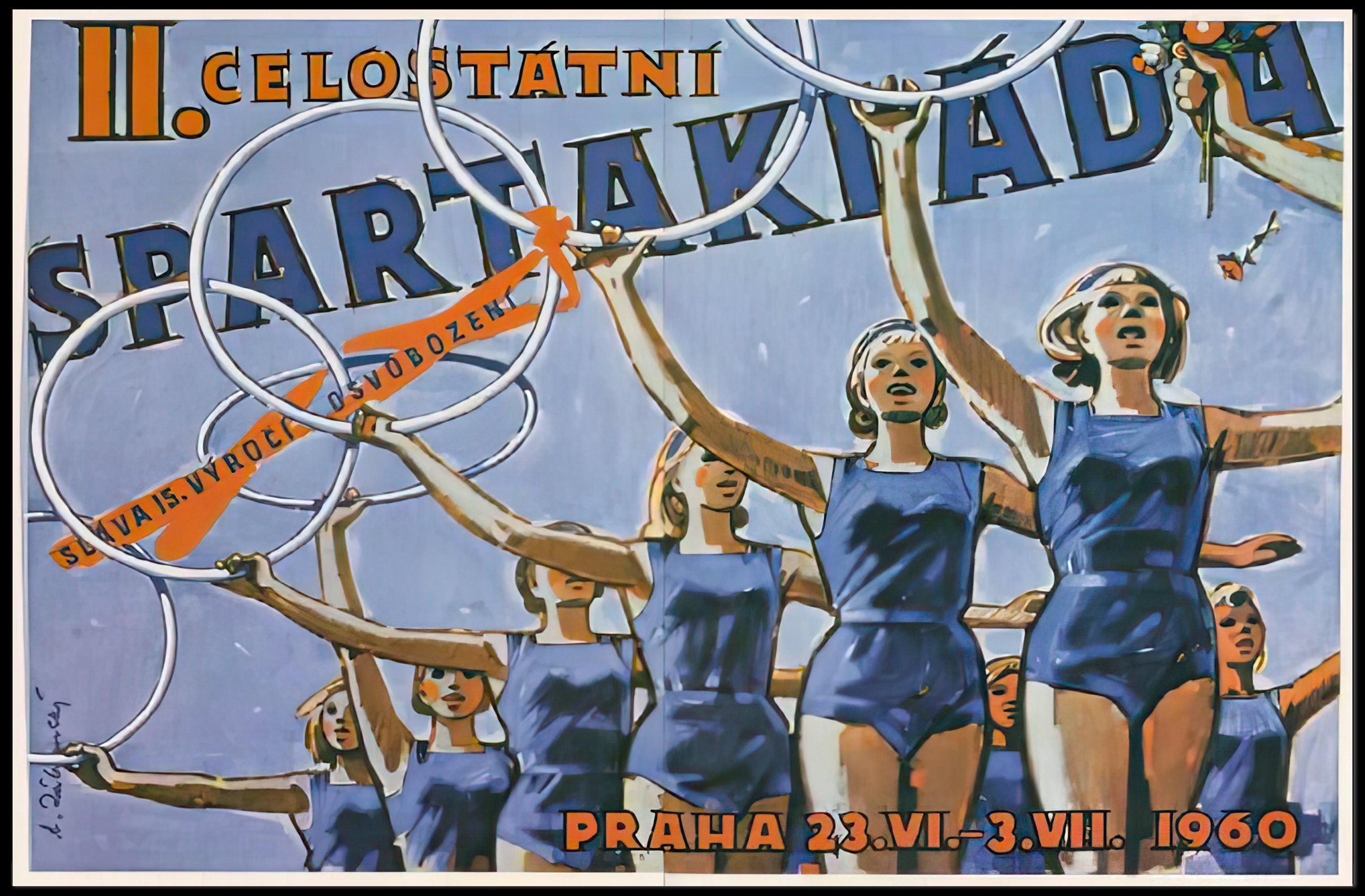 II. National Spartakiad 1960 Poster
