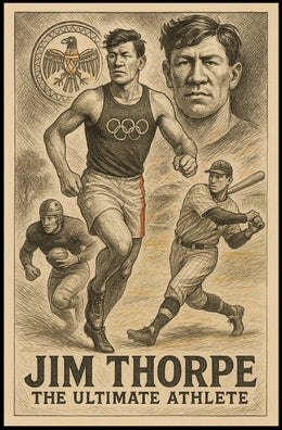 Jim Thorpe Legendary Athlete Jim Thorpe Poster