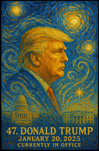 Donald Trump Visionary Through the Twilight Poster