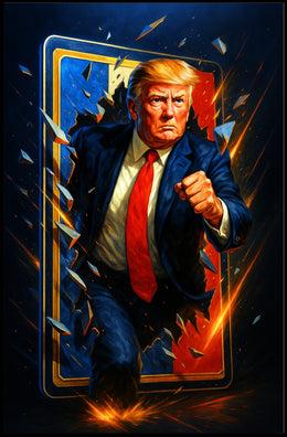 Breaking Through Poster PosterGoat