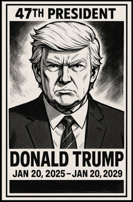 Donald Trump 47th President Poster