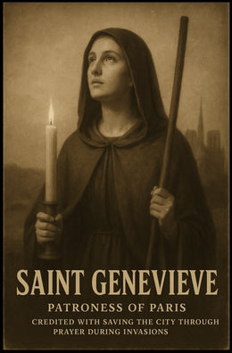 Saint Genevieve Patroness Of Paris Poster