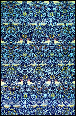 Ornate Avian Pattern Poster