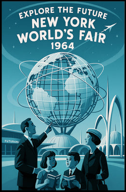 Explore the Future - New York World's Fair 1964 Poster PosterGoat