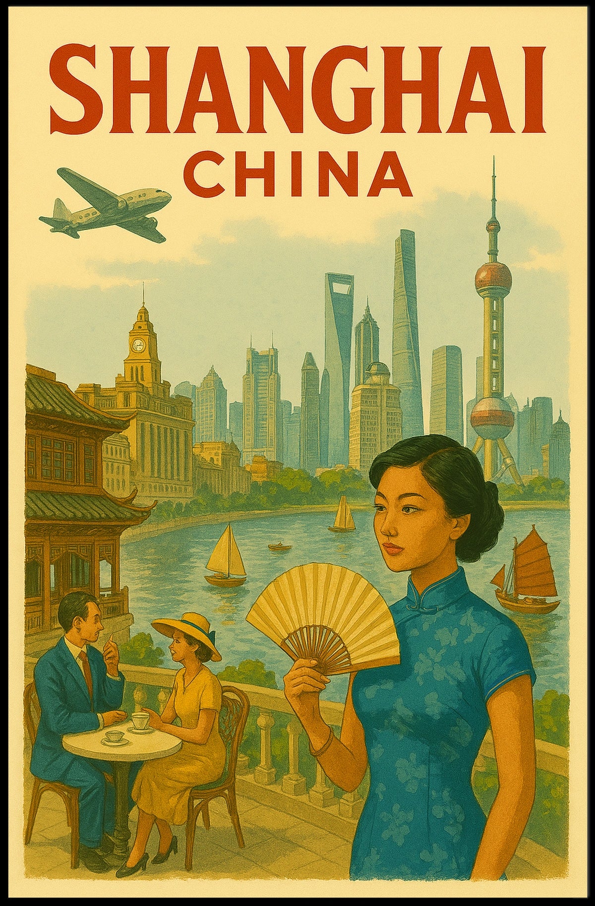 Shanghai, China Poster