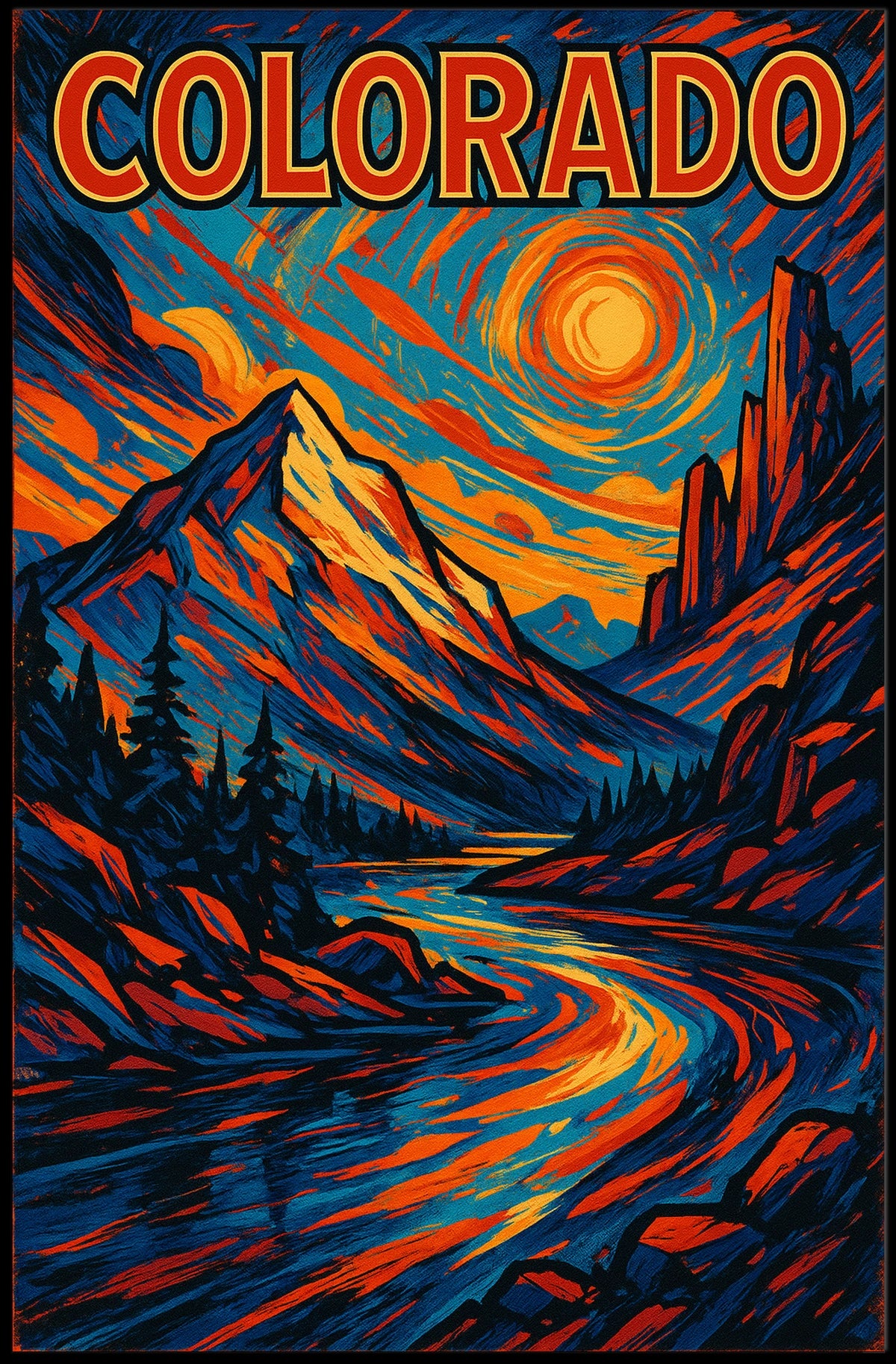 Colorado Wilderness Poster