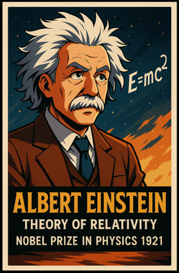 Albert Einstein Theory Of Relativity Poster