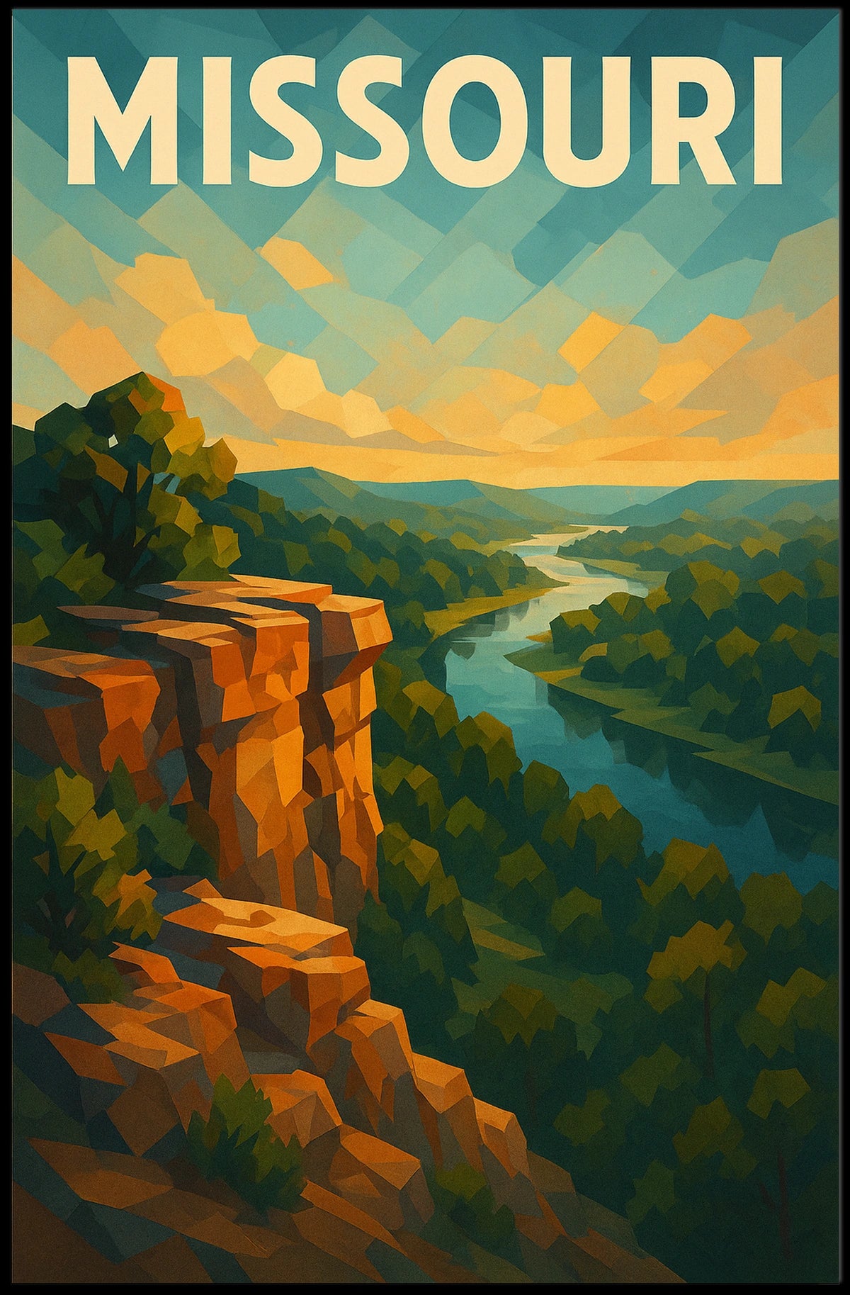 Scenic Missouri Poster