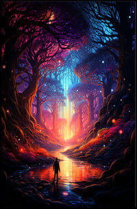 Enchanted Forest Journey Poster