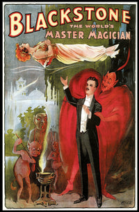 Blackstone Magic Show Vintage Cultural or Heritage Poster