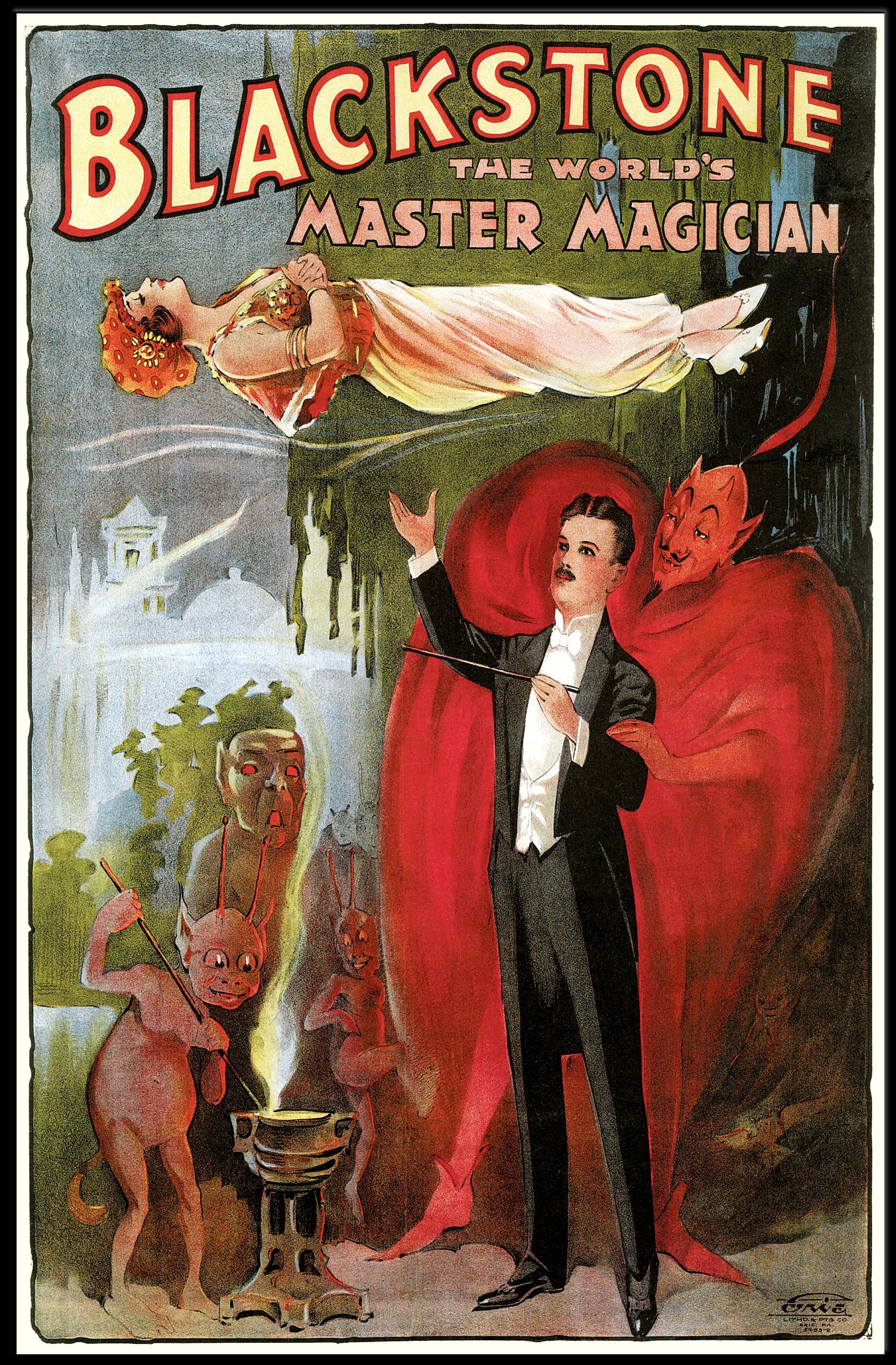 Blackstone Magic Show Vintage Cultural or Heritage Poster