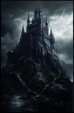 The Enchanted Castle On The Cliff Poster