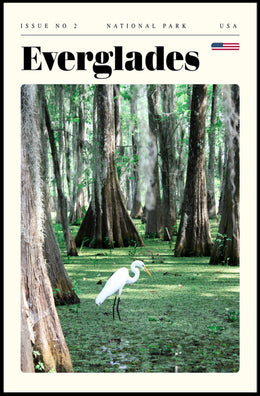 Everglades National Park Travel Poster Scenic Print