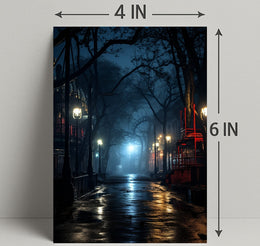 Mysterious Night In The Park Poster