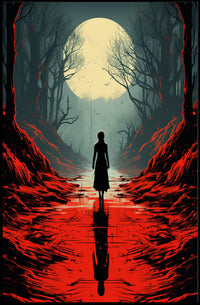 Moonlit Pathway Poster